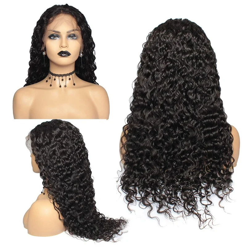 Парики из натуральных волос на шнурках бразильские волосы Remy парик 180 250