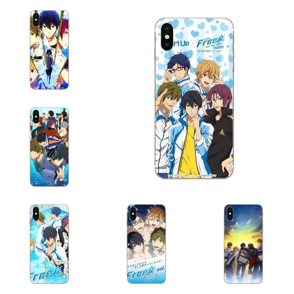 Мягкий с рисунками из ТПУ Iwatobi Swim Club для HTC U11 Life Capa Plus U 11 U12 | Мобильные телефоны и