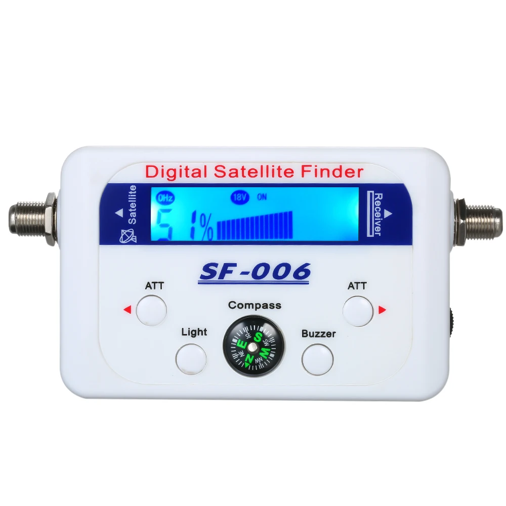 Цифровой спутниковый искатель SF 006 метр Satlink приемник ТВ сигнала декодер Satfinder