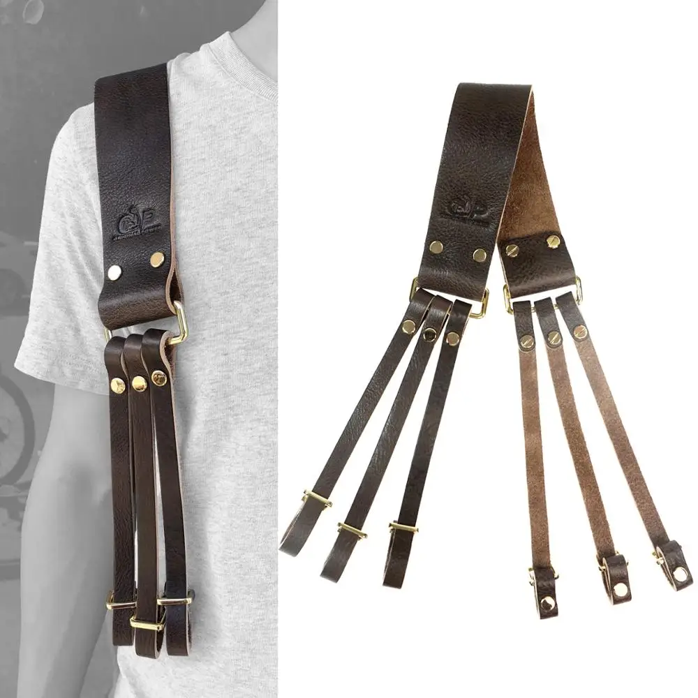 Натуральная кожа Игра Перевозчик ремень Регулируемый галлоу утка гусь для