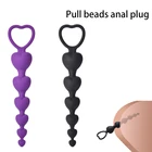 Силиконовая Анальная пробка в форме сердца для массажа простаты