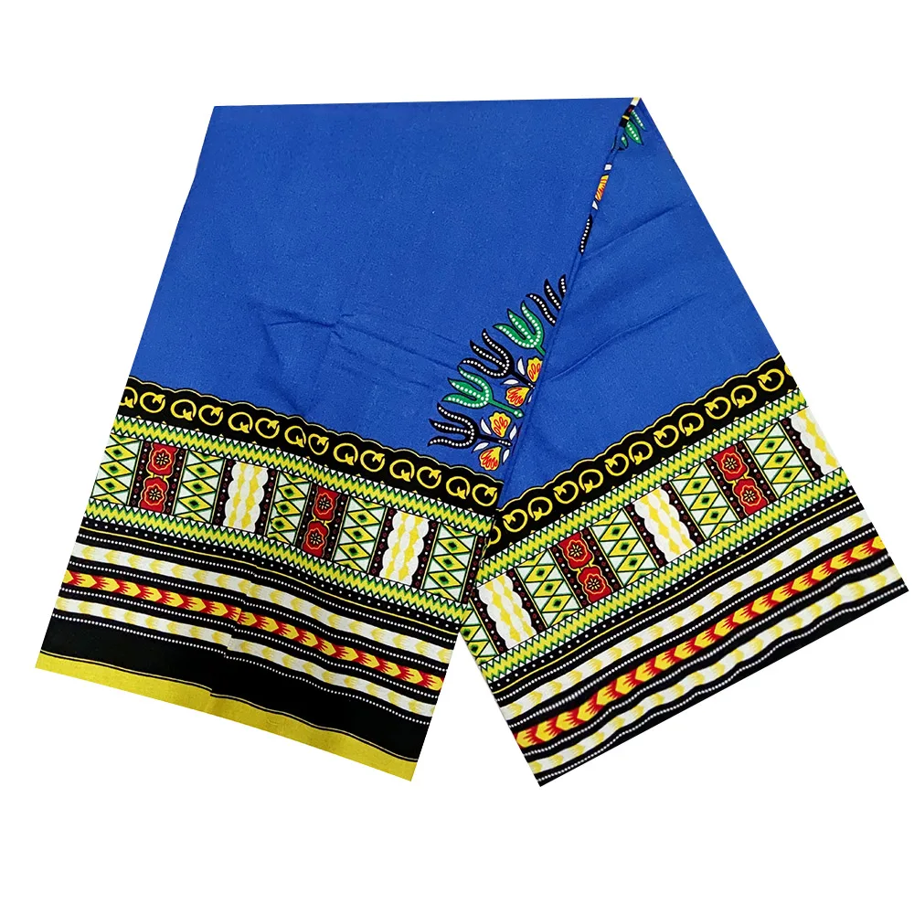 

2021 Cotton Guaranteed Latest Ankara African Fabric Dashiki Design Print Fashion For Africaine Femme Clothes Daily