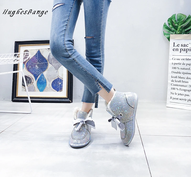 Зимние сапоги женская модная обувь Европейская станция новые зимние удобные