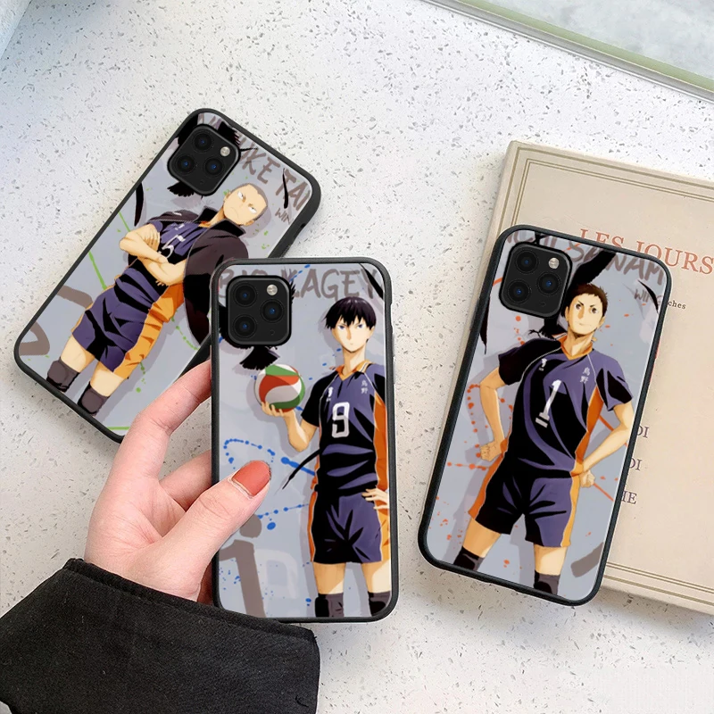 

Cartoon Anime Haikyuu!! Phone Case Cover For iPhone 6 6S 7 8 X XS XR 11 11 Pro 12 12 Pro SE 2020 13 13 Pro 13 Mini Fundas Capa