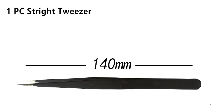 Stright Tweezer Нержавеющая сталь пинцеты мобильные телефоны IC чипы материнская плата Пинцет для ремонта DIY ремонт инструмент для iPhone iPad логическая плата - Цвет: Stright Tweezer