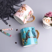 couple mug european creative bone china coffee cup breakfast cup milk cup valentines day gift box