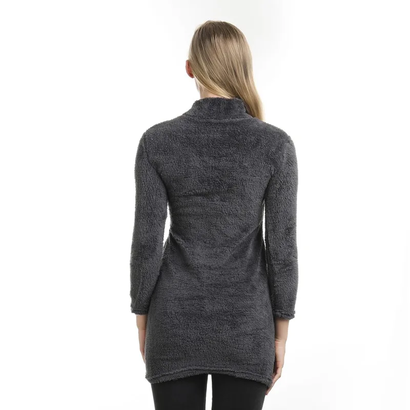 2020 Autumn Winter Tops and Pullovers Turtleneck Sweater Dress for Women Long Sleeve Knitted Sweaters Ladies Warm-Keep Clothing | Женская