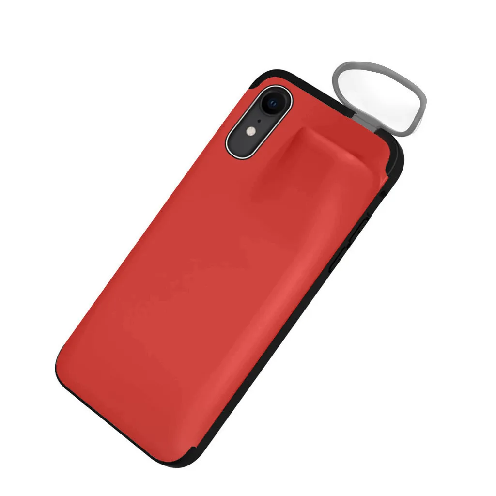 2в1 чехол для телефона силиконовые беспроводные наушники защита Boxfor iPhone XR и AirPods