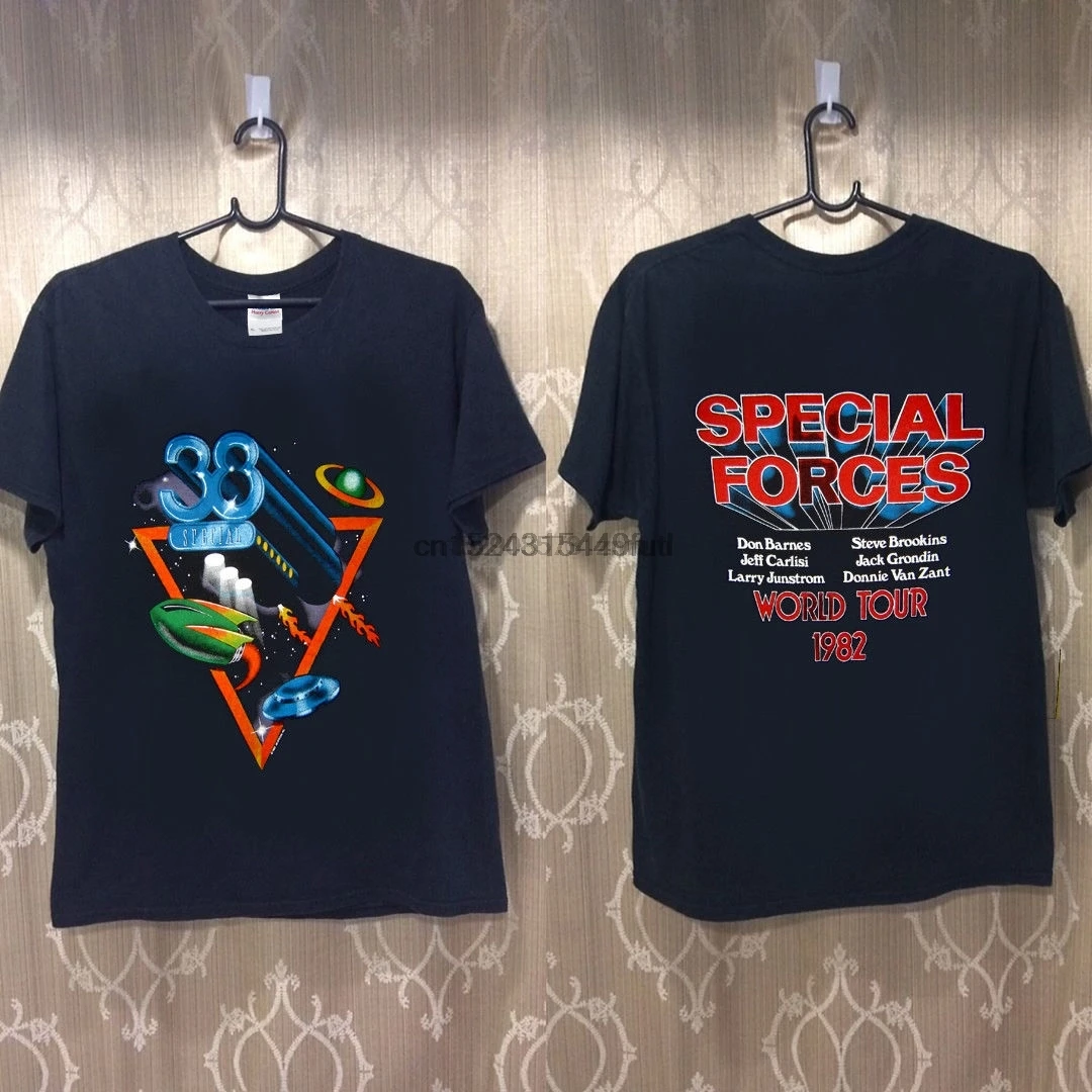 

Vintage Rare Concert T-Shirt 38 Special Forces 82 Top Reprint