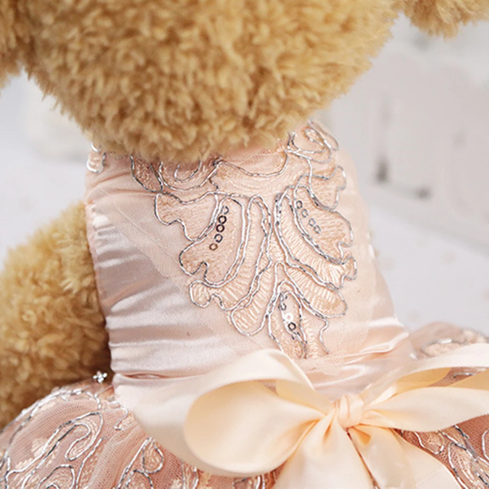 Свадебное платье одежда для щенка котенка французского бульдога собак чихуахуа