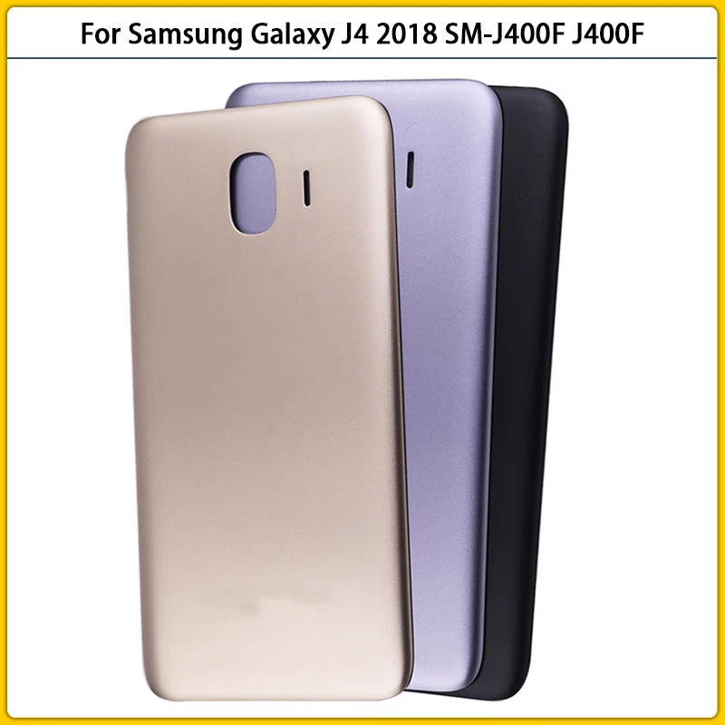 Новый чехол для задней крышки J400G Samsung Galaxy J4 2018 SM J400F J400FN J400DS Пластиковая Крышка