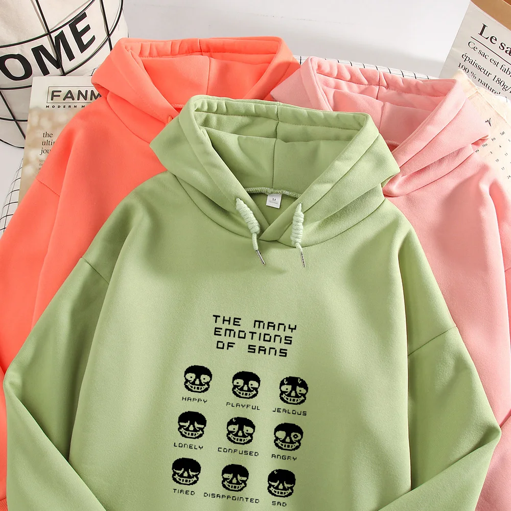 Cartoon Hoodie Kawaii Skull Goth Clothes Oversized Kpop Fashion Aesthetic Clothing Winter Tracksuit Women Sweetshirt for Girls