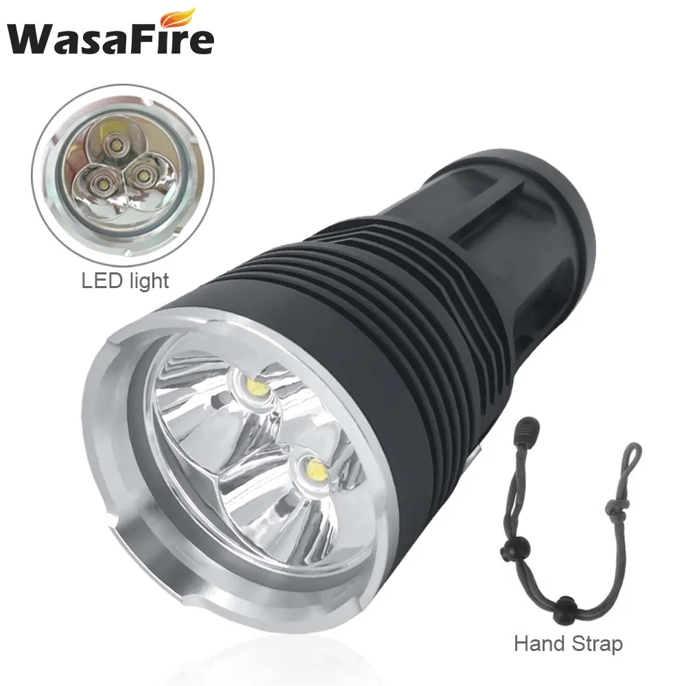 Супер яркие светодиодные фонарики 5000 люмен портативный водонепроницаемый