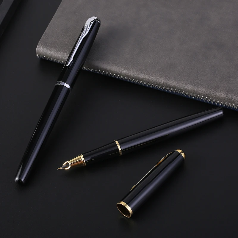 Guoyi D02 Роскошные чернила перьевая ручка 0 38 мм металлический High End Бизнес офисные