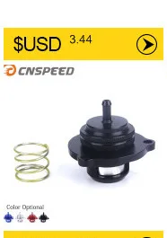 CNSPEED Универсальный электронный турбо предохранительный клапан автомобиля поддельные дампа клапан аналоговый звук BOV YC100387