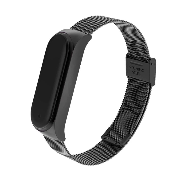 Ремешок для Xiaomi Mi Band 5 металлический без винтов