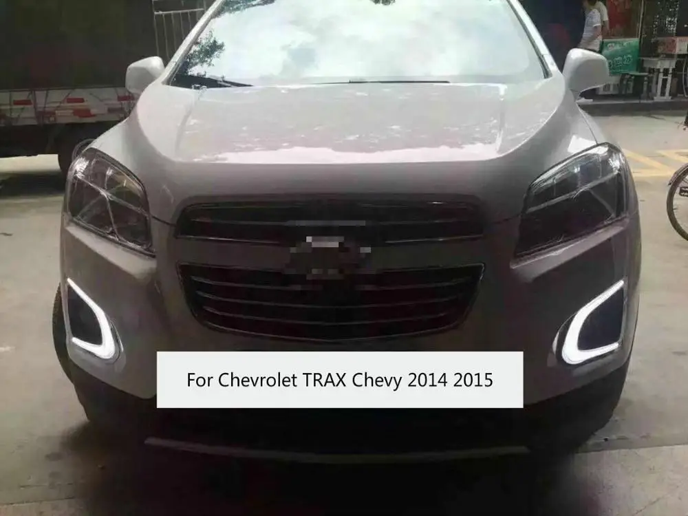 1 комплект для Chevrolet TRAX Chevy 2014 2015 светодиодный DRL дневные ходовые огни дневной свет