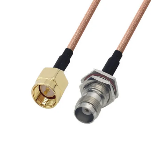 

RG316 Cable SMA Male Plug to TNC Female Jack Nut Bulkhead Connector RF Coaxial Jumper Cable