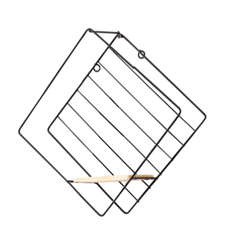 Металлическая Декоративная подвесная полка в скандинавском стиле с круглым