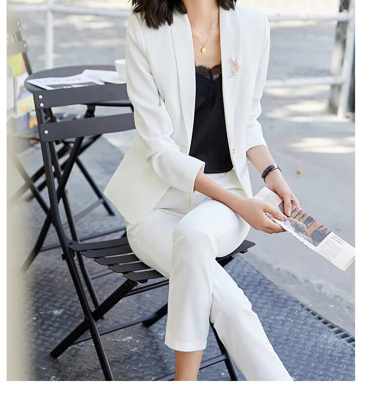 Женский офисный брючный костюм желтая деловая форма комплект из 2 предметов