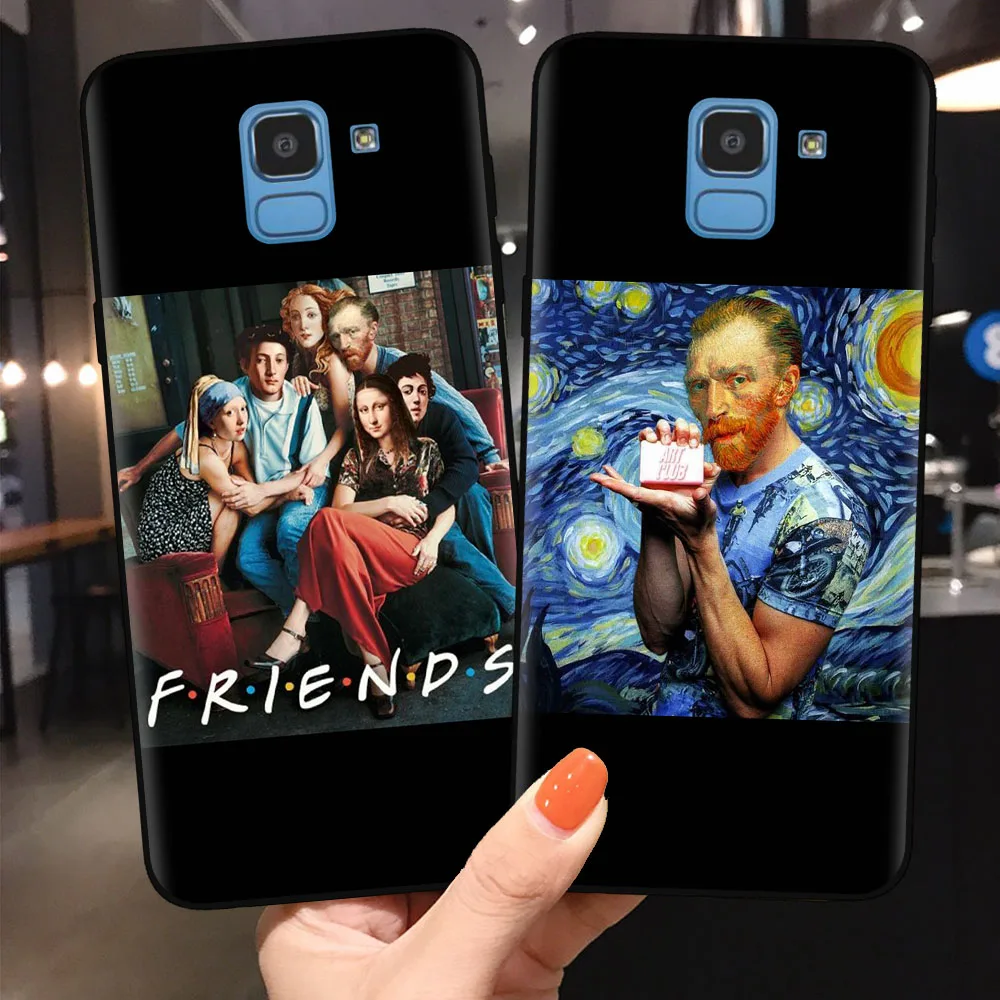 Черные силиконовые чехлы для телефонов Samsung J3 J5 J7 2017 J4 J6 Plus 2018 Note 10 Pro чехол с