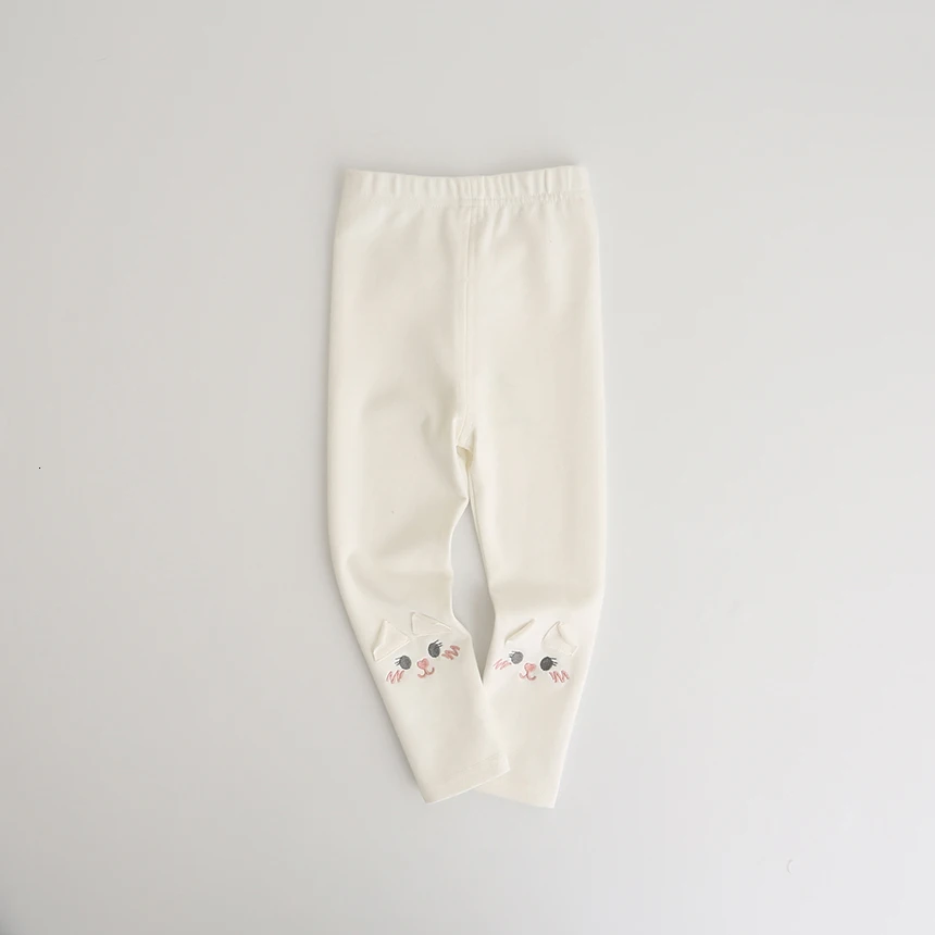 Осенне-весенние леггинсы для маленьких девочек Детские штаны Хлопковая