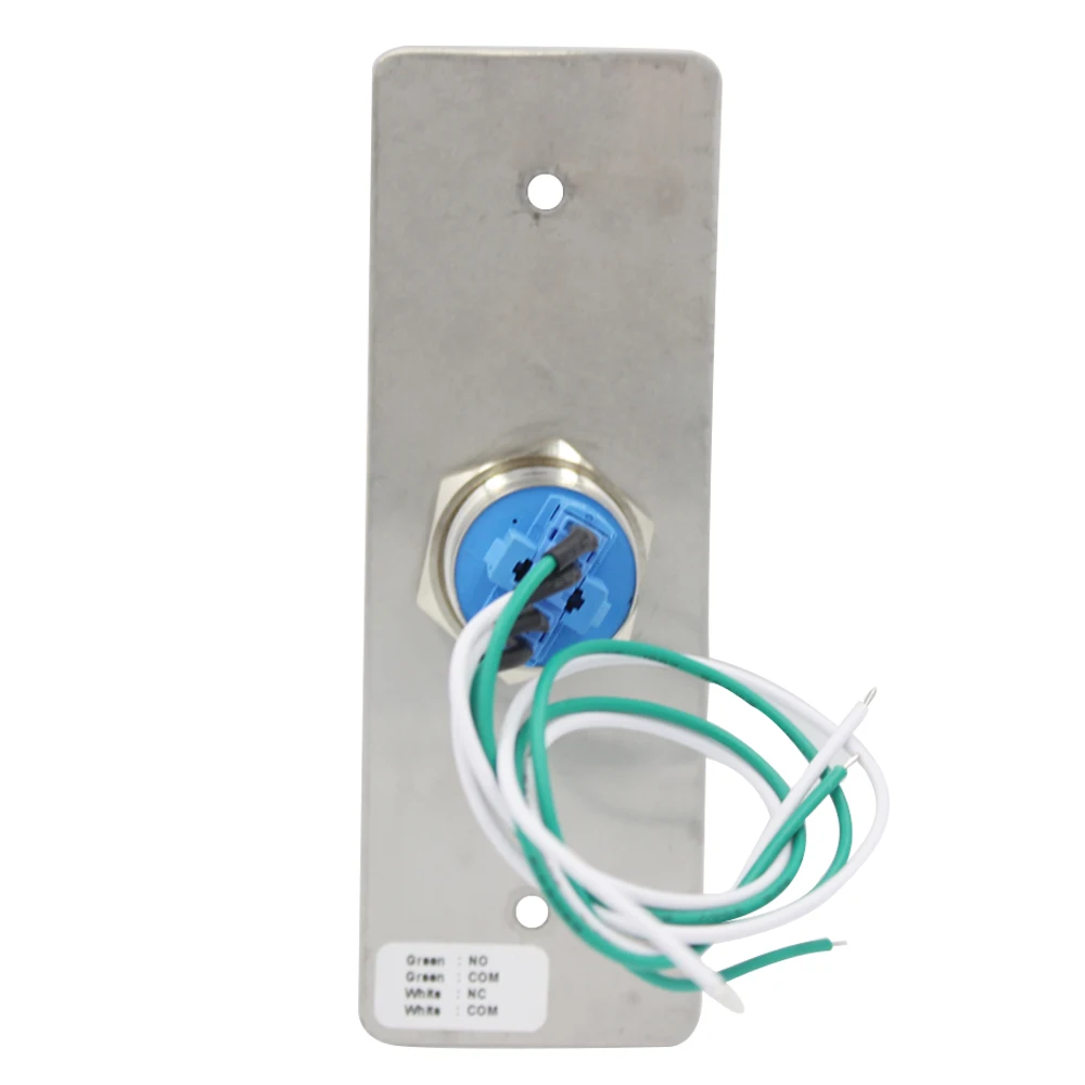 86*86mm IP65 Waterproof switch Door Exit Button Release Push Switch Stainless St