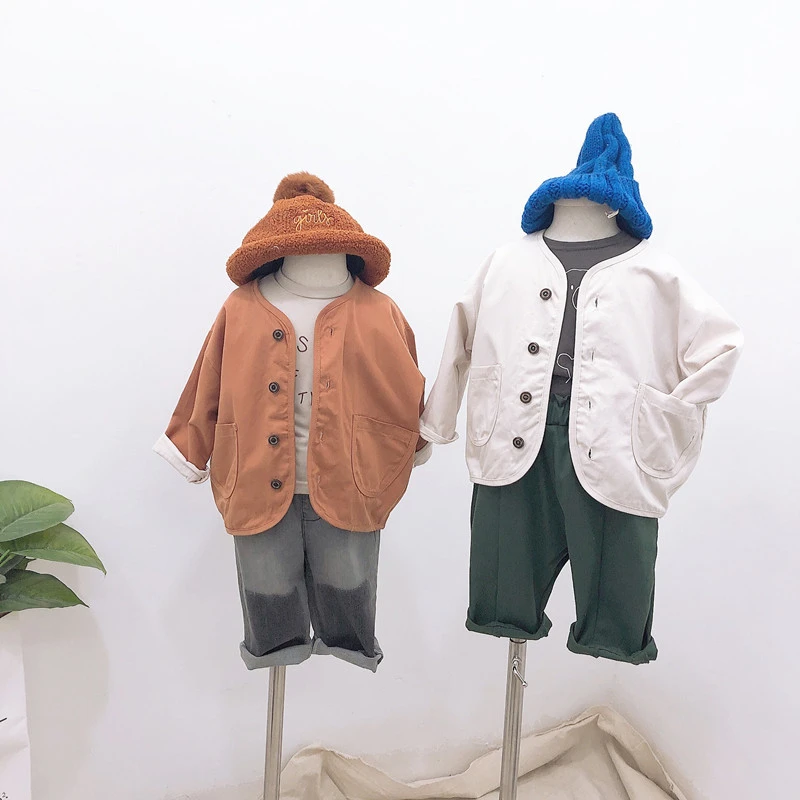 LILIGIRL/хлопковые куртки для маленьких девочек и мальчиков осенне-зимнее детское