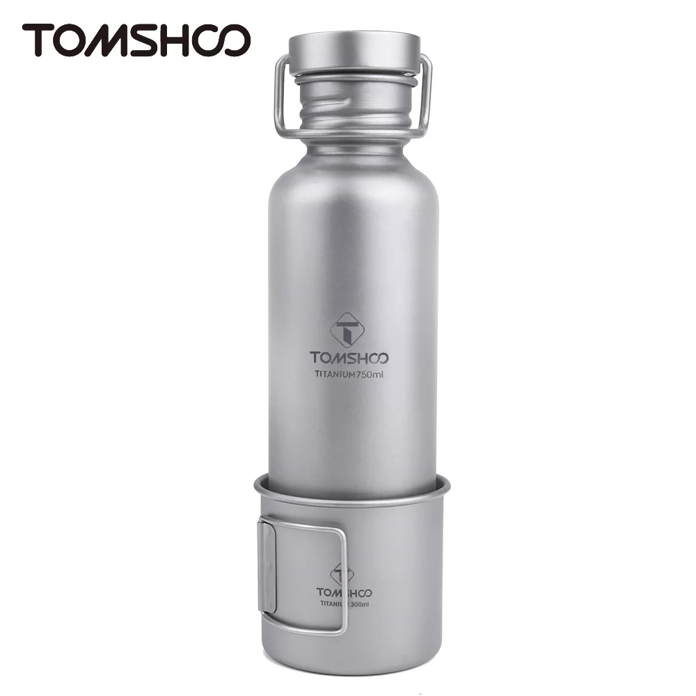 Tomshoo 300 мл титановая чашка w 600 750 бутылка для воды принадлежности отдыха на природе