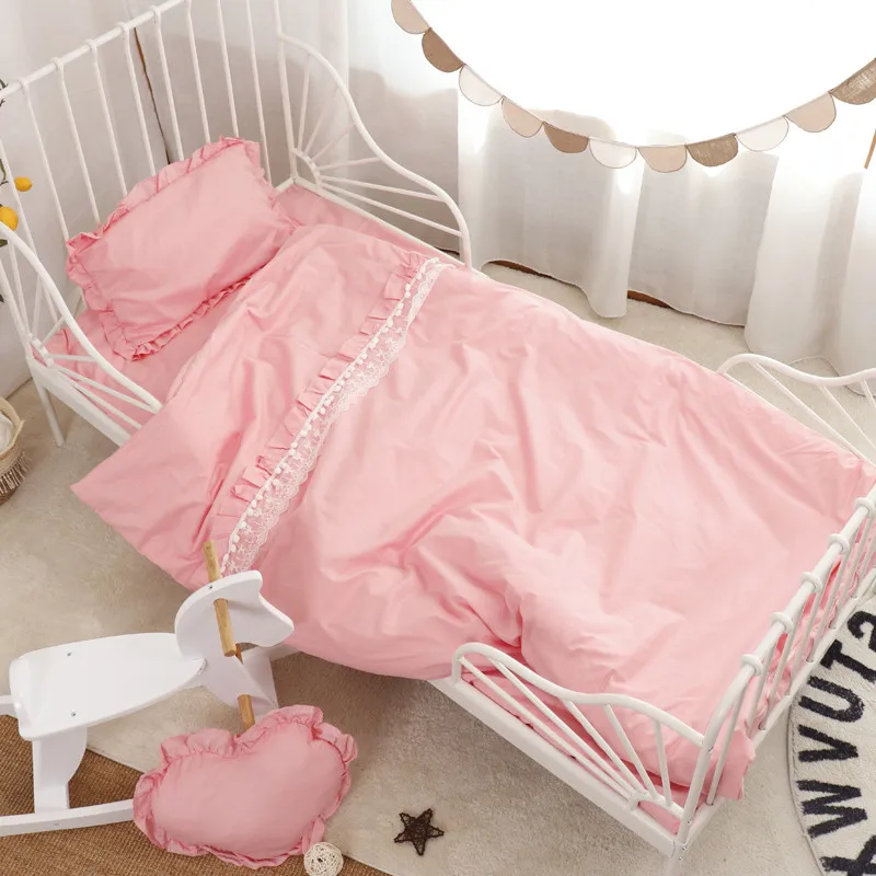 Комплект постельного белья из хлопка с принтом чехол на матрас для детской