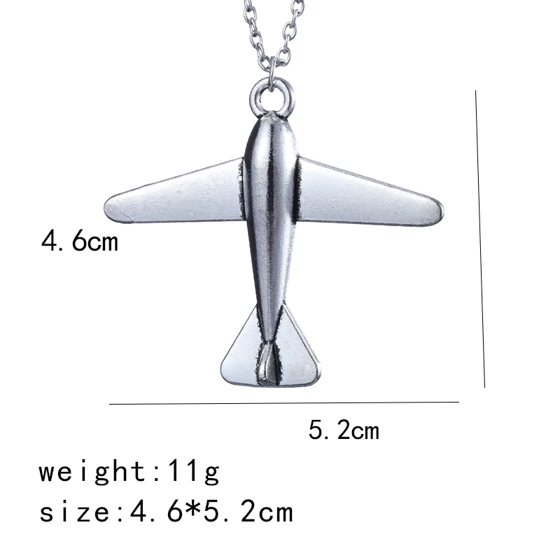 Модные украшения винтажное ожерелье самолеты подвеска для мужчин и женщин |