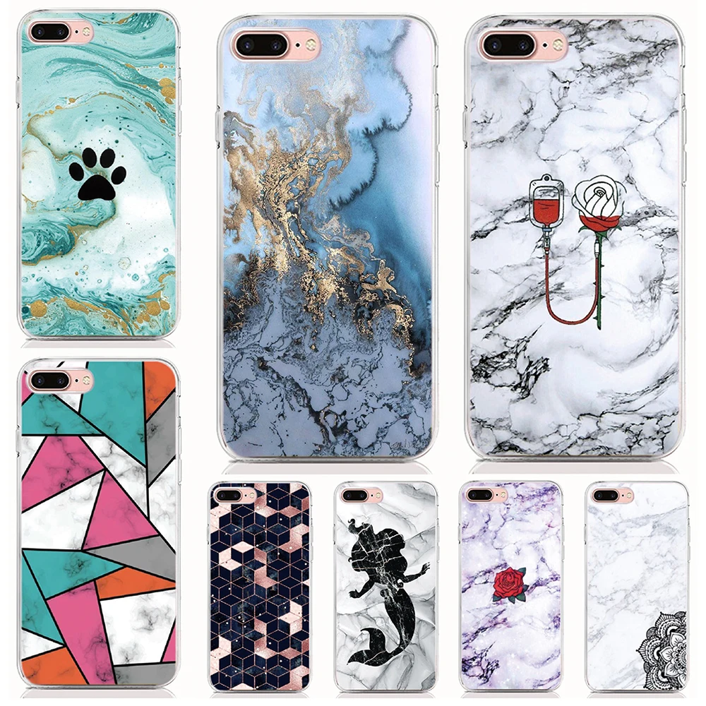 

For OPPO realme 7 5 3 pro 6 7i 6i 5i C3i C3 2 Q Q2 Case Print Marble Cover Coque Shell Phone Cases