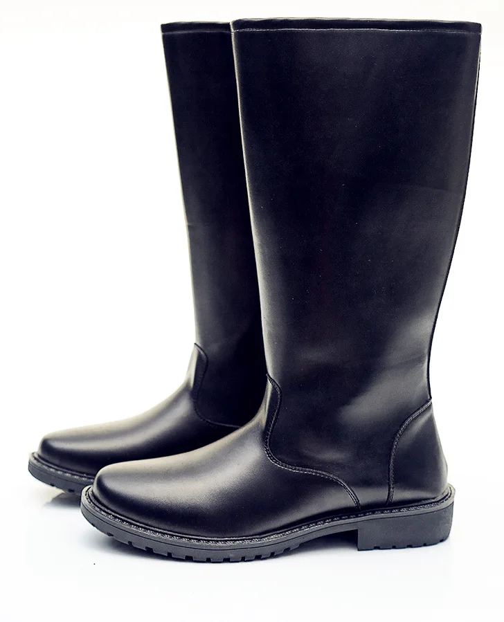 Военные парадные высокие сапоги для представлений военные верховой езды с