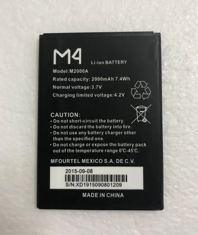 GeLar 2000 мАч M2000A Аккумулятор для M4 Мексиканский умный аккумулятор|Аккумуляторы