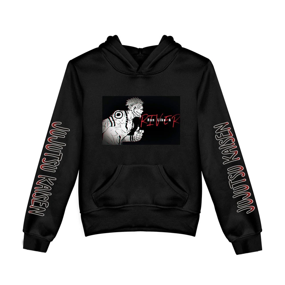 

New Japanese Anime Jujutsu Kaisen Hoodies Kids 3D Printing Japanese Streewear Boy Hoodie Sweatshirts Cute Autumn Girls Outwear
