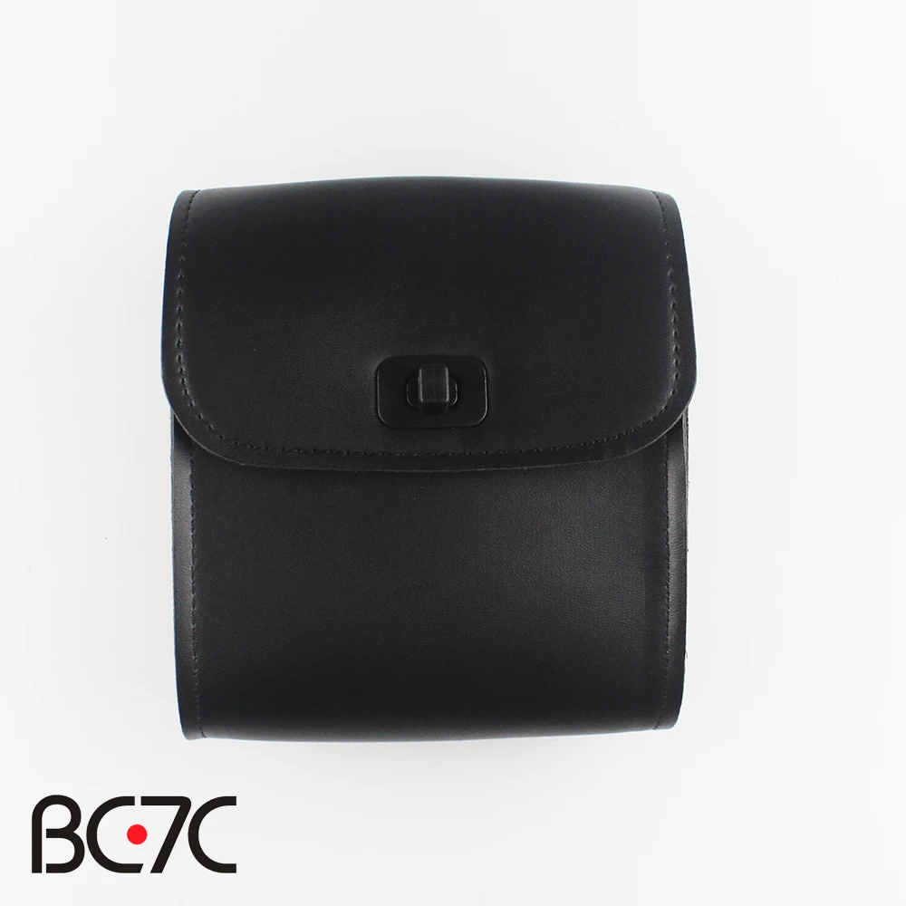 Универсальные черные мотоциклетные кожаные боковые сумки для инструментов