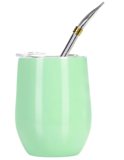 6 унций 12 винная кружка для яиц с стакан соломинкой кофейная молочная устойчивая