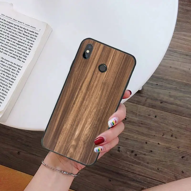 

wooden plant pattern Phone Case For Xiaomi Redmi note 7 8 9 t k30 max3 9 s 10 pro lite