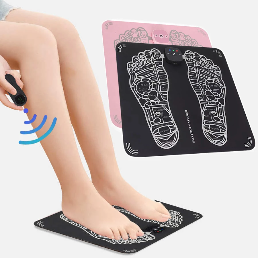 

Электрический EMS массаж ног коврик здравоохранение массажер для похудения, мышечная методом рефлексотерапии глубокий расслабляющий saude де...
