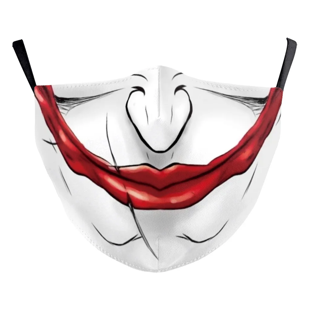 Модные маски для Хэллоуина Cospaly с ужасным джокером лица женщин и мужчин унисекс