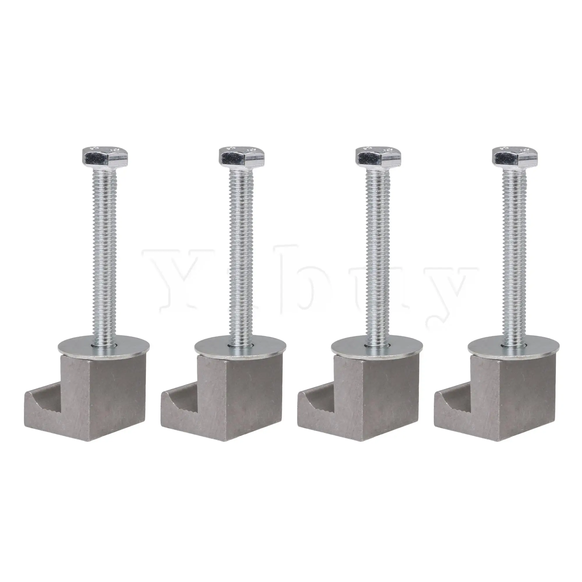 

4 Pieces J Shape Universal Truck Toolbox Mounting Kit Metal Toolbox Ties