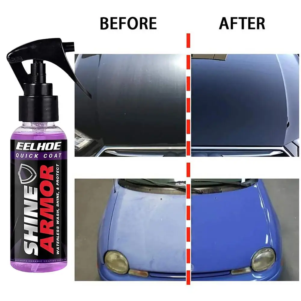 

100ml Car Scratch Repair Nano Spray Crystal Coating Auto Lacquer Paint Care Polished Glass Coating Car Accessories Dropship