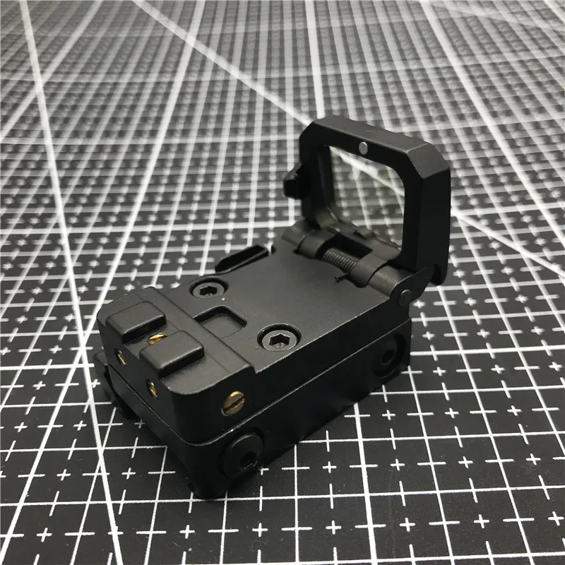 Складной тактический мини пистолет с откидной крышкой 22*16 мм красная точка