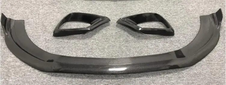 Передний бампер из углеродного волокна спойлер разветвитель клапаны