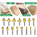 Набор фрез для фрезерования по дереву, 14 дюйма, 15 шт., 14 дюйма