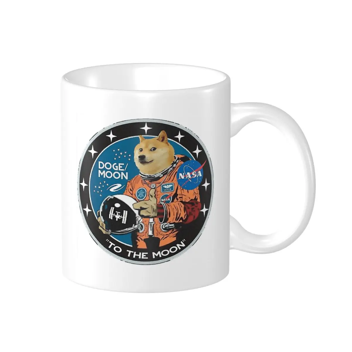 

Promo DOGE Dogecoin To The MOON B Mugs Funny Graphic Cups CUPS Print Humor Graphic R376 tea cups