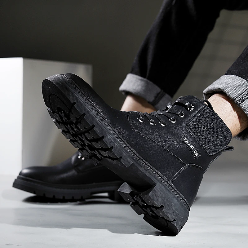 Зимние сапоги Резиновая Рабочая и безопасная Мужская обувь строительные рабочие