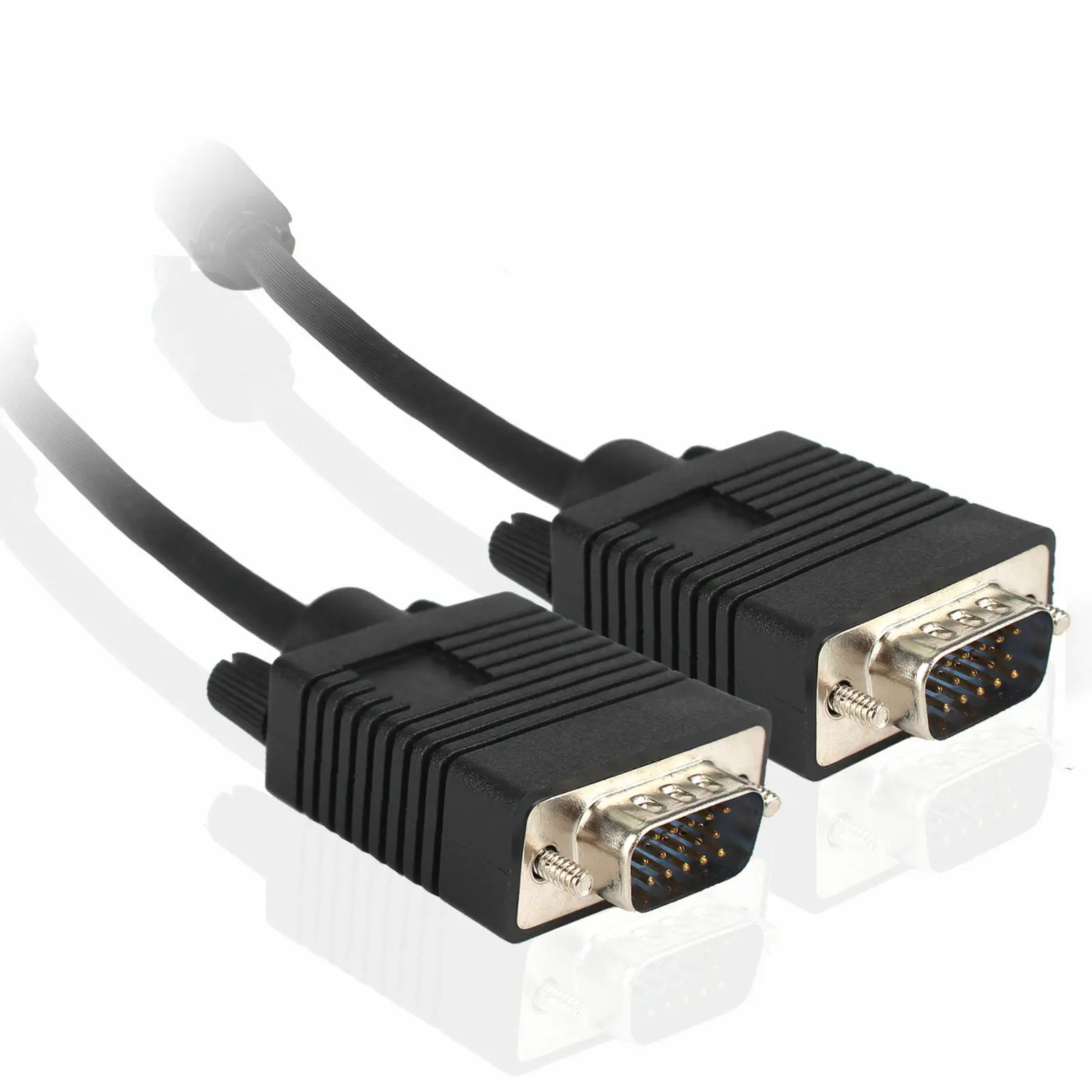 

15 Pin 5M SVGA Super Male to Male Super VGA монитор ПК TV кабель M/M черный