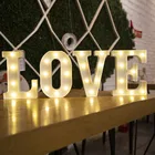 Светсветильник ночсветильник сделай сам, s светодиодная лампа с буквами алфавита и цифрами, романтическое украшение для свадебной вечеринки, 16 см