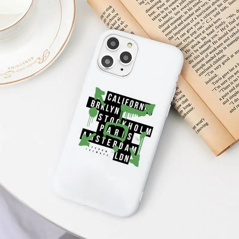 

New World Future System Error Phone Case Candy Color White for iPhone 11 pro XS MAX 8 7 6 6S Plus X 5S SE 2020 XR